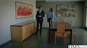 Vixen Wife Sucks and Rides Agent Wild