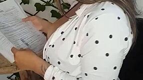 Milf Plays with Pussy When Alone at Home
