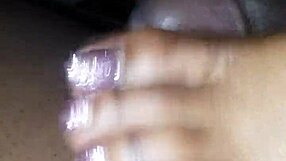 Toes Teasing Cock In Intimate Footjob Scene With Detailed Strokes