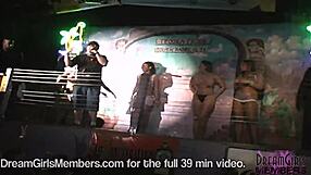 College Girls Feel Excited Ripping Shirts Off In Spring Break Wet T-Shirts