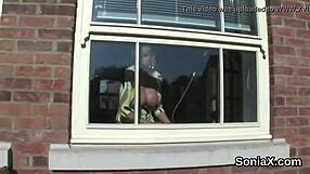 Cheating British Milf Lady Sonia Flaunts Massive Naturals