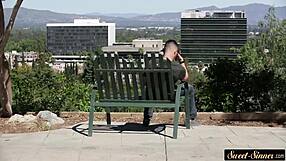 Wow! Stunning Stepmom Gets Bent Over and Screwed Hard in Kitchen!