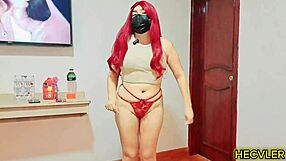 Modeling for my friend in the hotel and we got excited