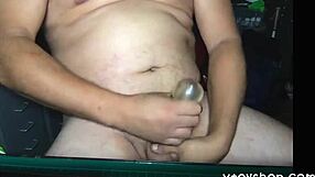 Hot solo masturbation with fleshlight feels amazing