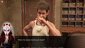 Blonde milf in cosplay and costumes engages in rough outdoor sex with big tits on display.