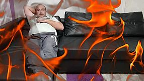 Amateur Sucks Big Tits Before Homemade Cumshot on Face