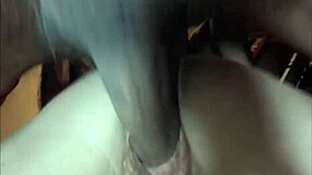 Amateur wife gets bent over for intense doggystyle ass clapping in high definition closeup