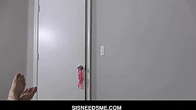 Hot Latina Stepsis Shows Pussy To Stepbro