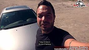 Deutsche MILF Picked Up, Fucked in Car and Outdoor at Erocom Date!