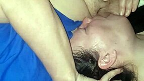 She gives an amazing blowjob