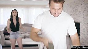 stepbro says, just out of jail, let's fuck.