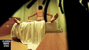 Oculta Una Cámara Para Grabar A La Gorda En Sexo Oral