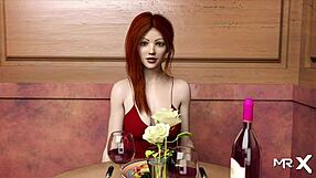 Redhead Milf Gets Fucked In Toilet With Unshaven Pussy!