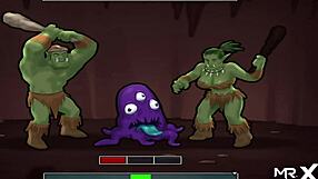 Summertime Saga: Chubby girl masturbates with headphones on