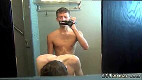 Movies of Fat Man Gay Sex in Bathroom Bareback