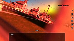 in dreams of desire, alex passionately fingers latishas indian ass in 3d game