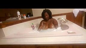 Marliese Morgan Ebony BBW Lathers Big Tits And Ass