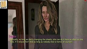 A wife and her mother-in-law engage in a fun game together.