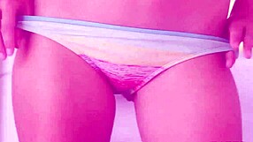 Babes lick and fuck in bikini during femdom domination.