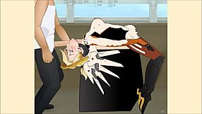 overwatch mercy hentai deepthroat scene