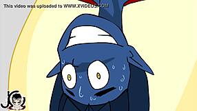 Nightcrawler teleport fail blooper in anime cartoon