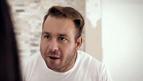 stepbro says, just out of jail, let's fuck.