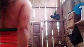 We sneak into the warehouse for homemade sex while his wife is away