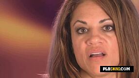 i'm watchin my hot brunette babe suckin a big cock in front of me