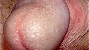 Home alone shemale shows balls bulge in tight bikini