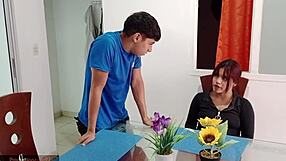 I convinced my stepsister to suck my dick until I cum in her small mouth!