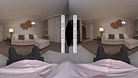 Misty Stone’s black pussy receives deep cleaning in VR