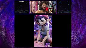 marie and callie take turns riding a creamy cock