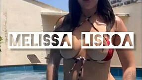 Melissa Lisboa Feels Intense Pleasure Taking Cum