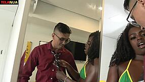 alicia ribeiro gets a good fuck before work