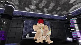 Blonde Succubus Sucks and Fucks Cat Boy's Hard Cock in Intense Hardcore Scene.