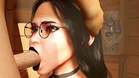 Beautiful Girl Sucks and Fucks in 3D Missionary