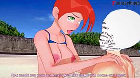 Wanna See Gwen Tennyson Bikini Sex on Beach?