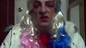 Bisexual crossdresser enjoys tasting his own piss