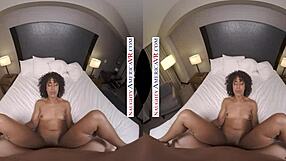 Misty Stone’s black pussy receives deep cleaning in VR