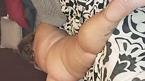 Stretching with a pink toy in a private session