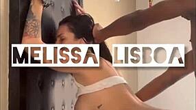 Melissa Lisboa Feels Intense Pleasure Taking Cum