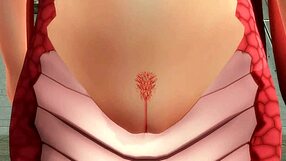 Monster Musume Snake Girl Miia Spreads Pussy In Public Orgasm