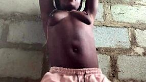 crazybitch strips naked teasing with spanking and clothes ripping