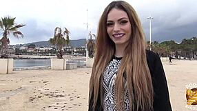 Clara Belle, Hot French Teen 18+ Slut, Bangs Her Trainer Hard