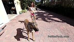 hey, wanna see this nasty petite chick deepthroat and gag on a big black cock?