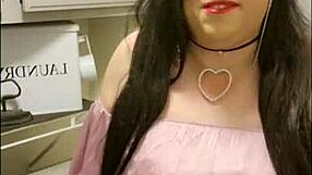 Shopping Stories 85 - Mini Swap Meet Haul With Mature Brunette Transsexual