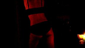 dancing for you in the dark, slowly removing my panties