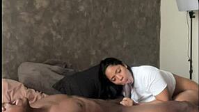 Look at me sucking my stepbrother's cock, he really enjoys it