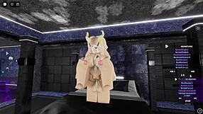 Blonde Succubus Sucks and Fucks Cat Boy's Hard Cock in Intense Hardcore Scene.