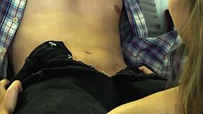 amanda clarke gives an incredible blowjob then takes anal destruction.